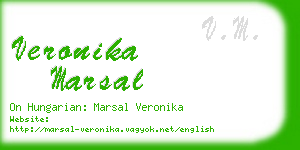 veronika marsal business card